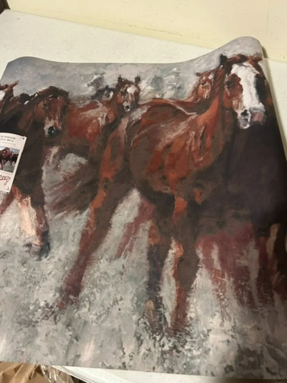 New Running Horses Rug Mat